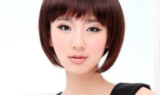 齐刘海短发造型 齐刘海短发造型